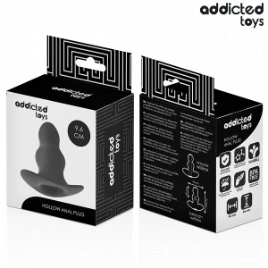 ADDICTED TOYS - ZATYCZKA ANALNA PUSTA ROZMIAR M 9,6 CM